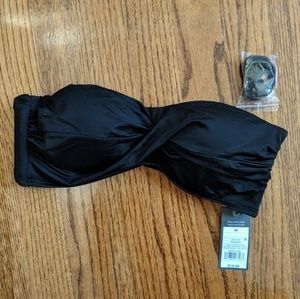 Massimo bandeau 👙 top w/removable halter strap